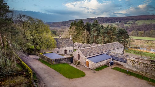 The exterior of Wilson Farmhouse, Millstone Barn and Gorsey Bank Barn, Derbyshire